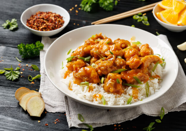 Mandarin Orange Cauliflower Bowl