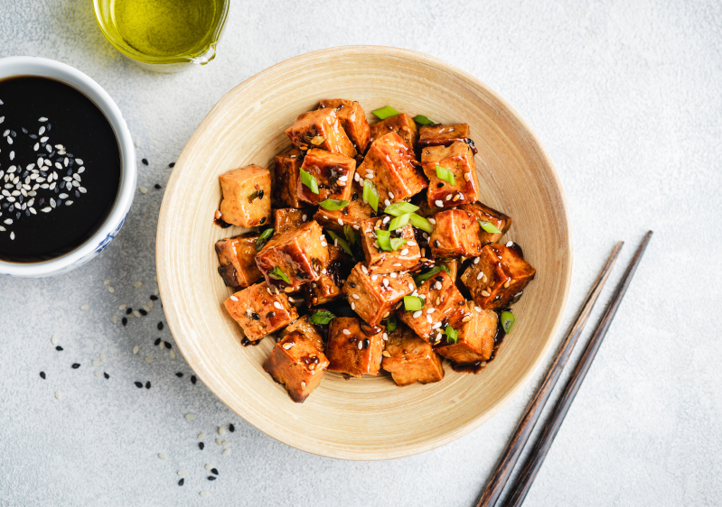 Marinated Tofu Bowl