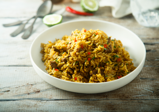Vegan Beef Biryani