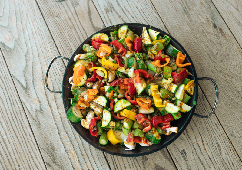 Vegan Hash and Masala Veggies