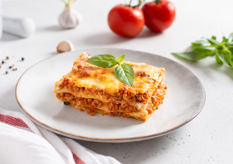 Vegan Lasagna w ground 'beef'