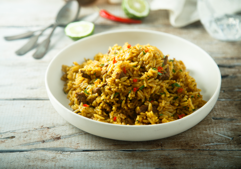 Vegan Beef Biryani