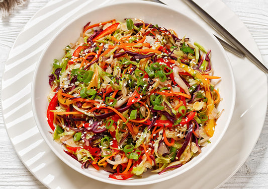 Toasted Sesame Asian Noodle Salad