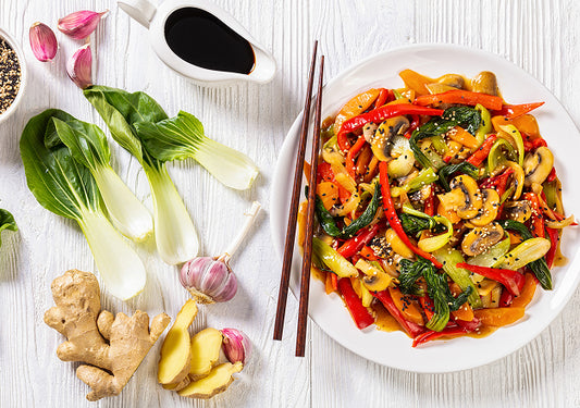 Savory Miso-Ginger Stir-Fry